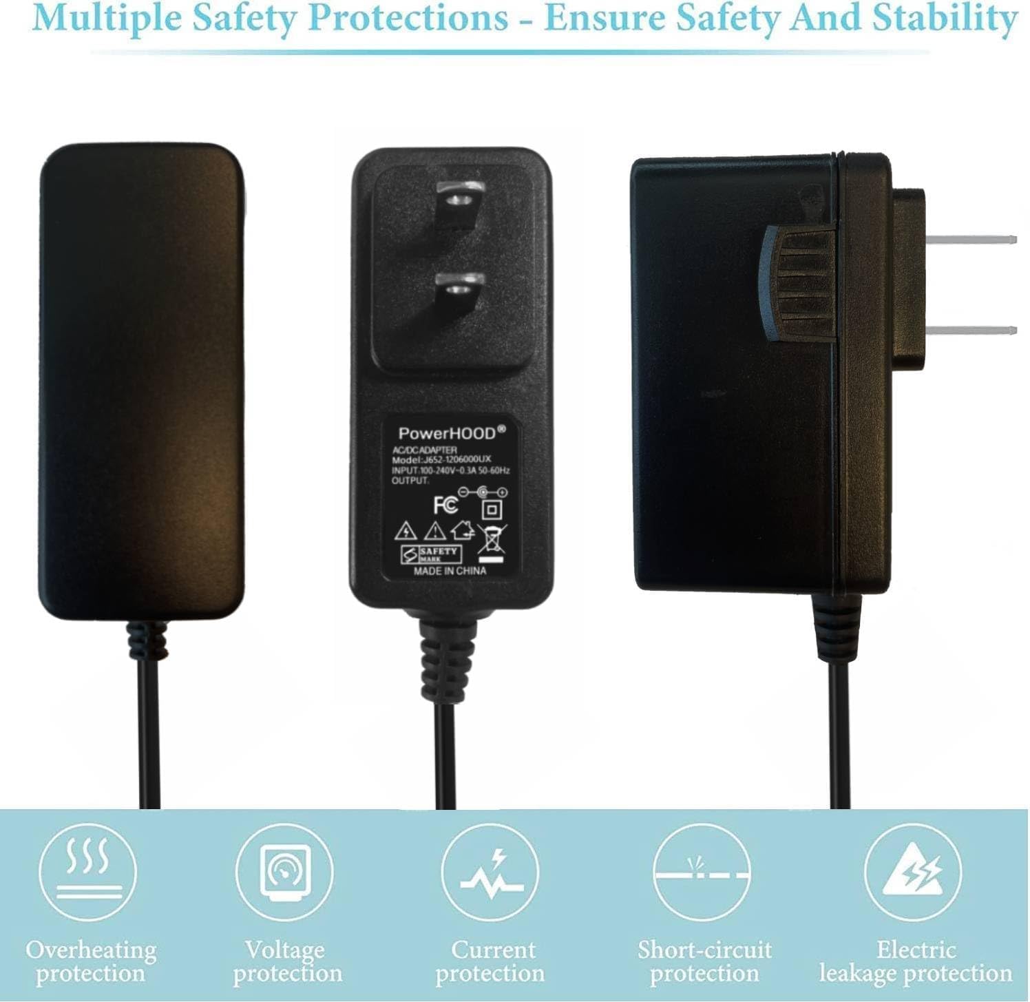 Amazon.com: PowerHOOD 9V AC/DC Adapter Compatible with Stone