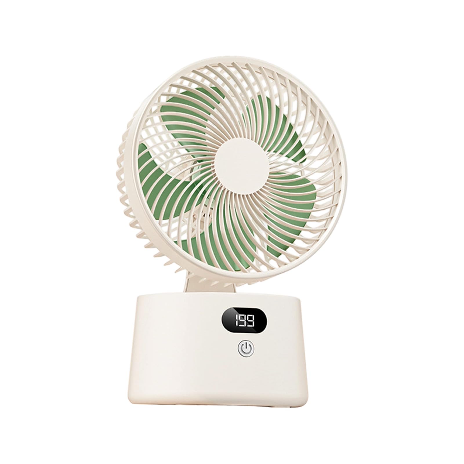 PANGBOER Desktop Fan USB Operated Individual Cooling Device with Strong Airflows Texture Suitable for Work Study Rechargeable Offices