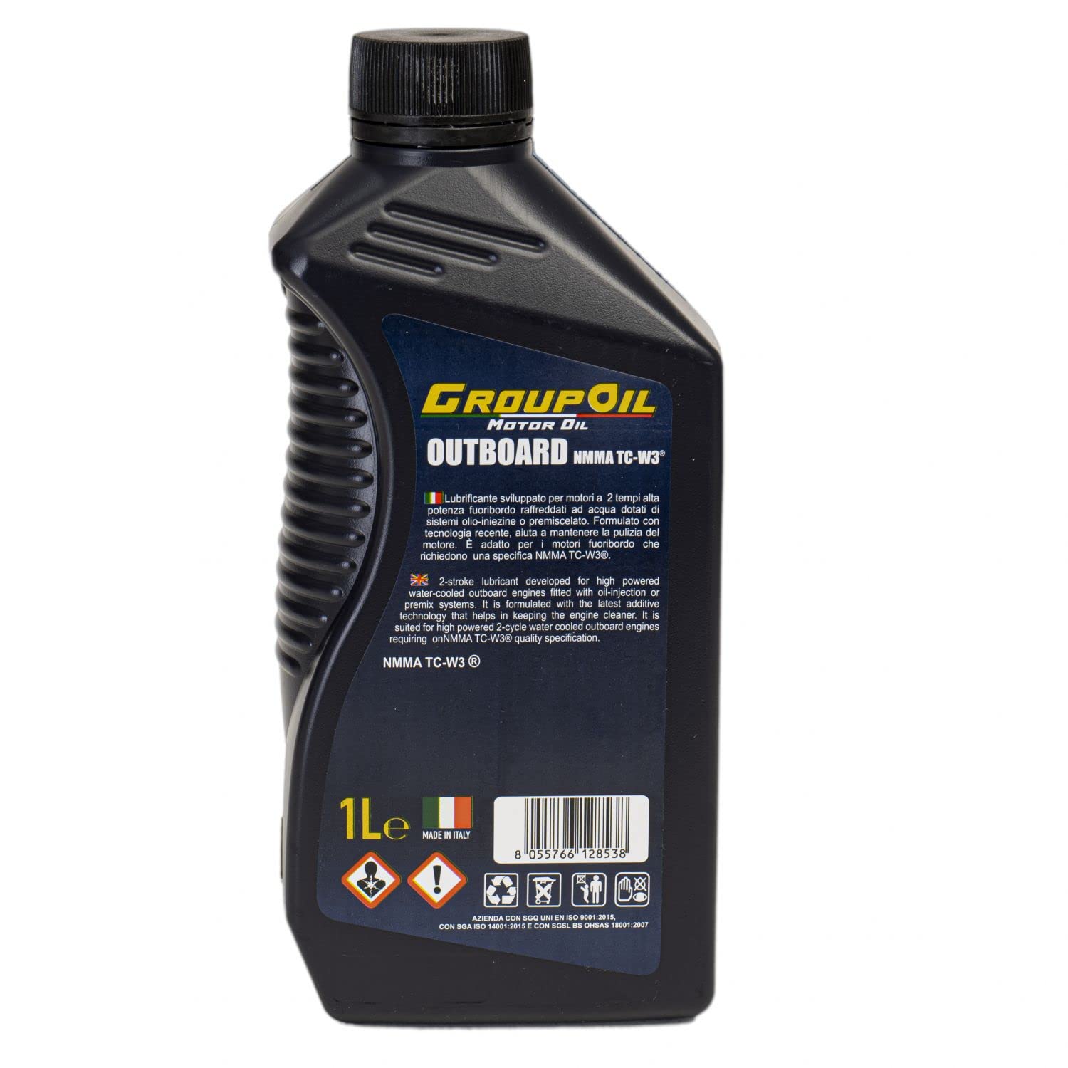 Lubrificanti GROUPOIL 5X1L OUTBOARD NMMA TC-W3® sviluppato per motori a 2 tempi fuoribordo raffreddati ad acqua