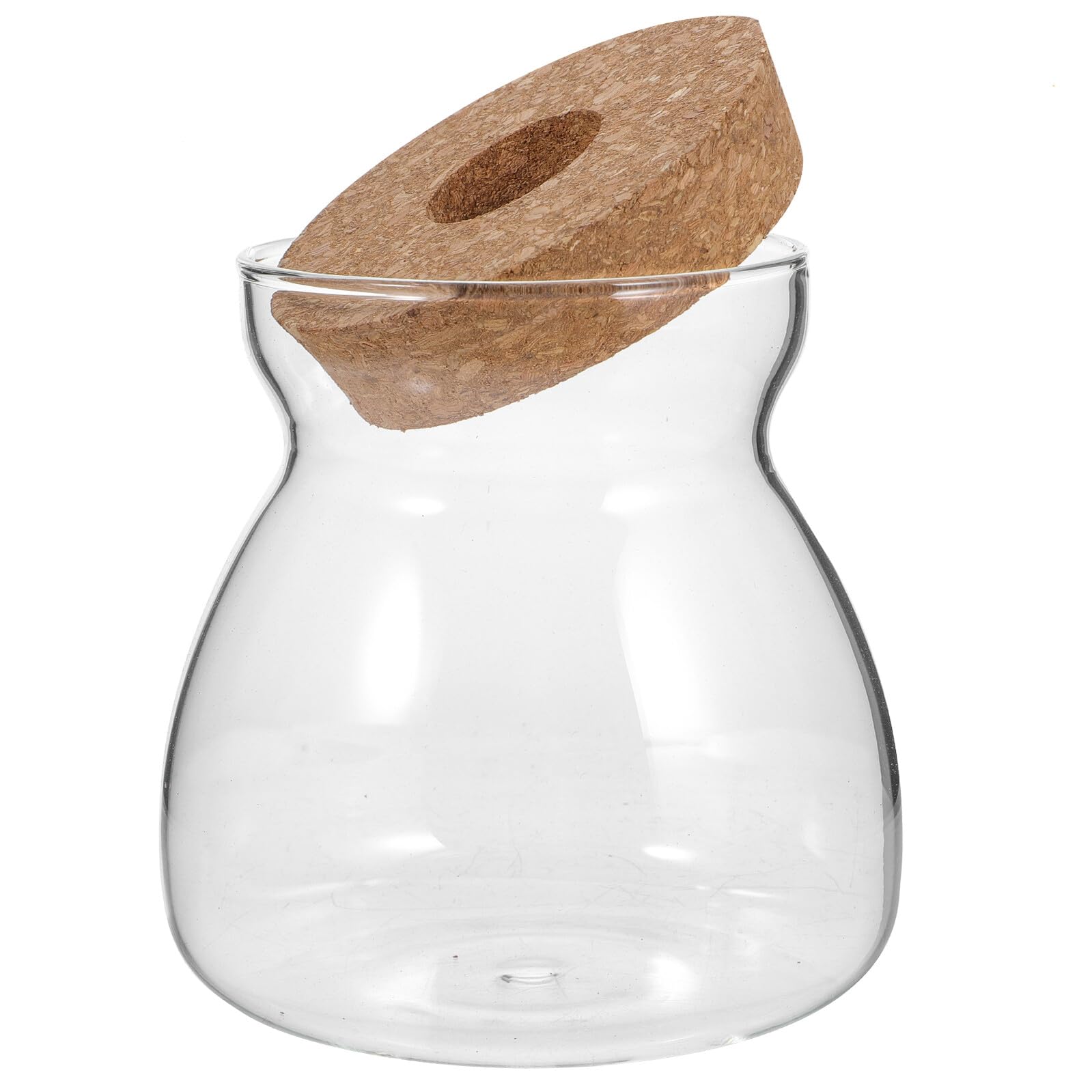 BESPORTBLE Terrario de Vidrio Recipiente de Madera y Vidrio para Plantas Hidropónicas Micro Paisaje Adecuado para Decorar Oficina o Dormitorio