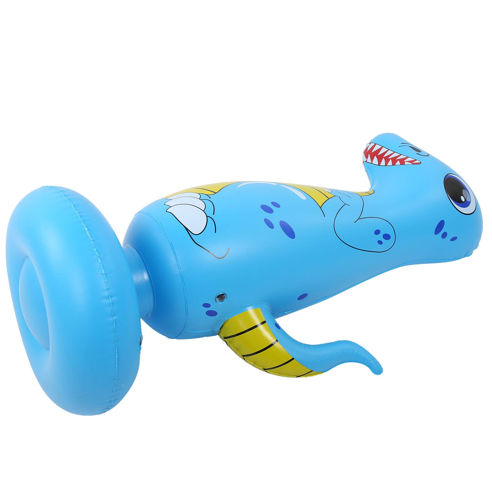 Inflatable Punching Bag, Boxing Bag Double Layer Air Nozzle 47.2in PVC Children Inflatable Standing Boxing Bag Standing Punching Bag for Kid Fitness Equipment