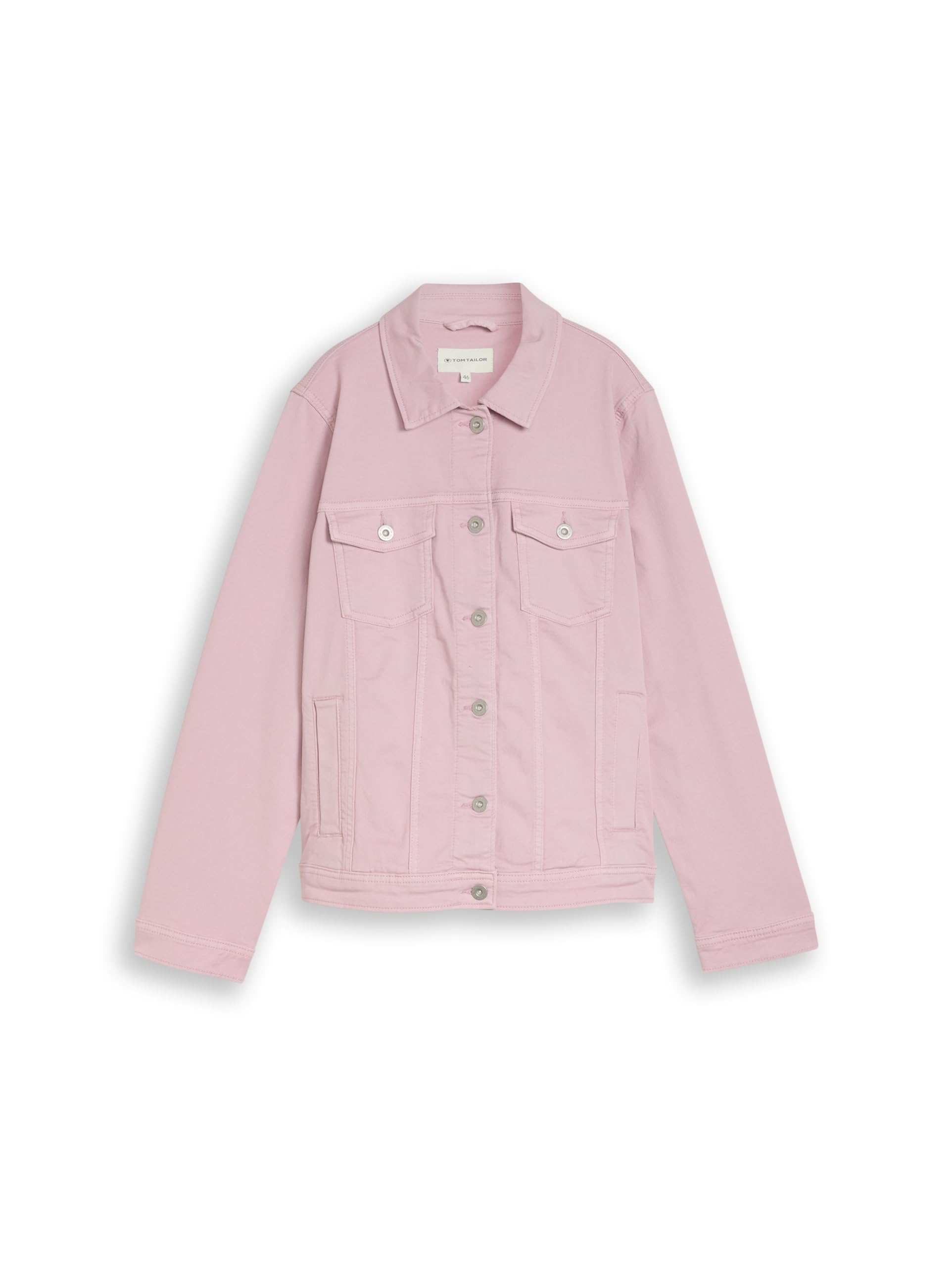 TOM TAILOR Damen 1051914 Plus Size - Jeansjacke mit Eingriffstaschen