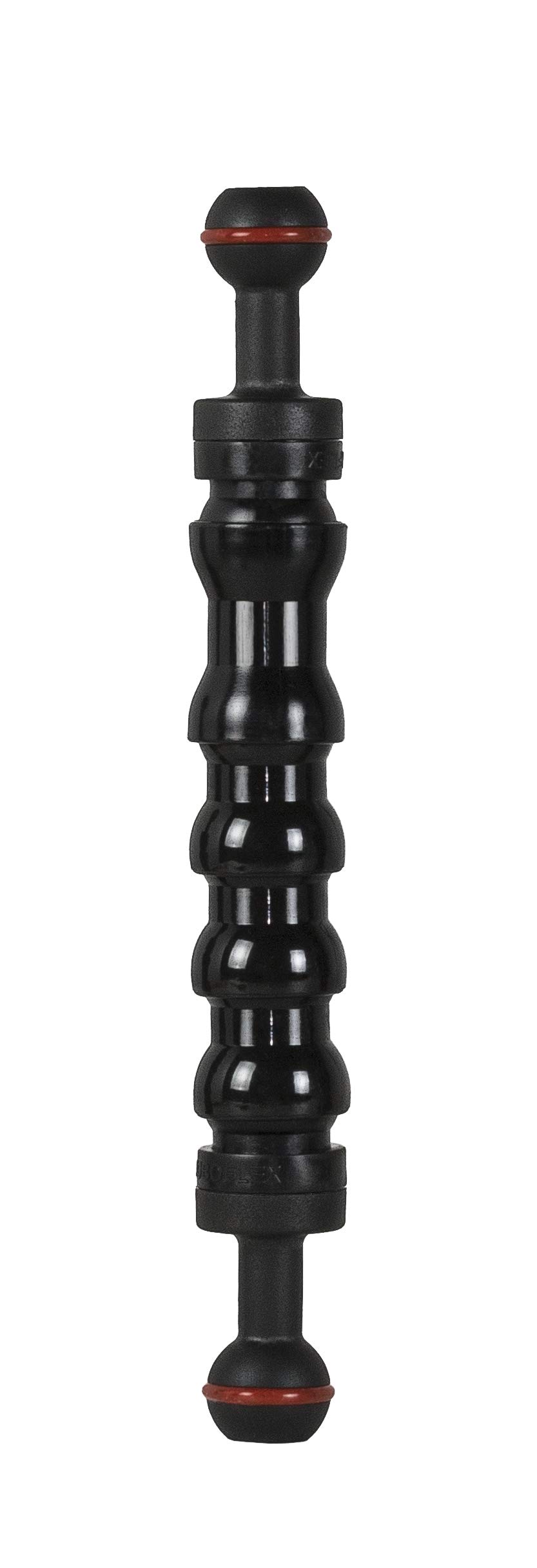 Brazo Flexible 3 Segmentos Doble Bola 25 mm Lung 22 cm para Conexiones de Flashes o focos subacuáticos FLEX-ARM 50002BK