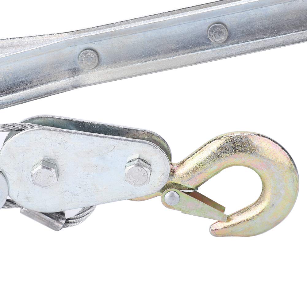 Dioche Argano Manuale a Fune, Argani a Cricchetto, Argano Manuale Estrattore di Filo Corda a Cricchetto stringere Strumento a Mano PARANCO VERRICELLO(2T)