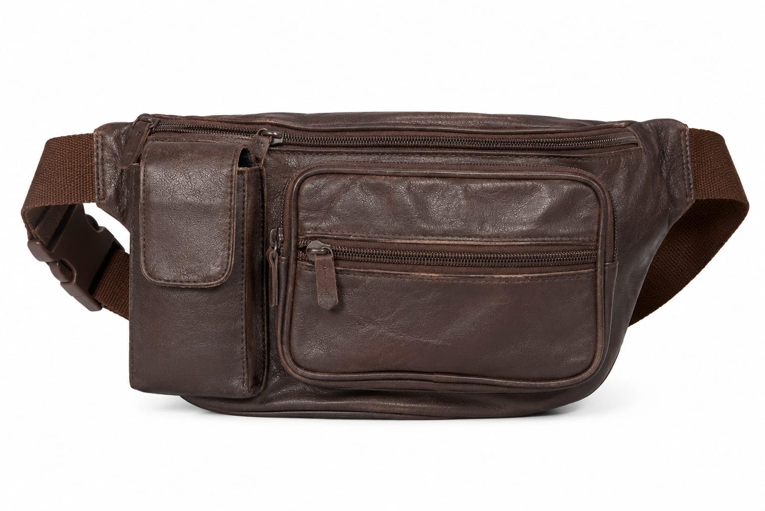 Brown Leather Fanny Pack/Waist Bag/Premium Leather Bag/Gift for Family&Friends-image-39