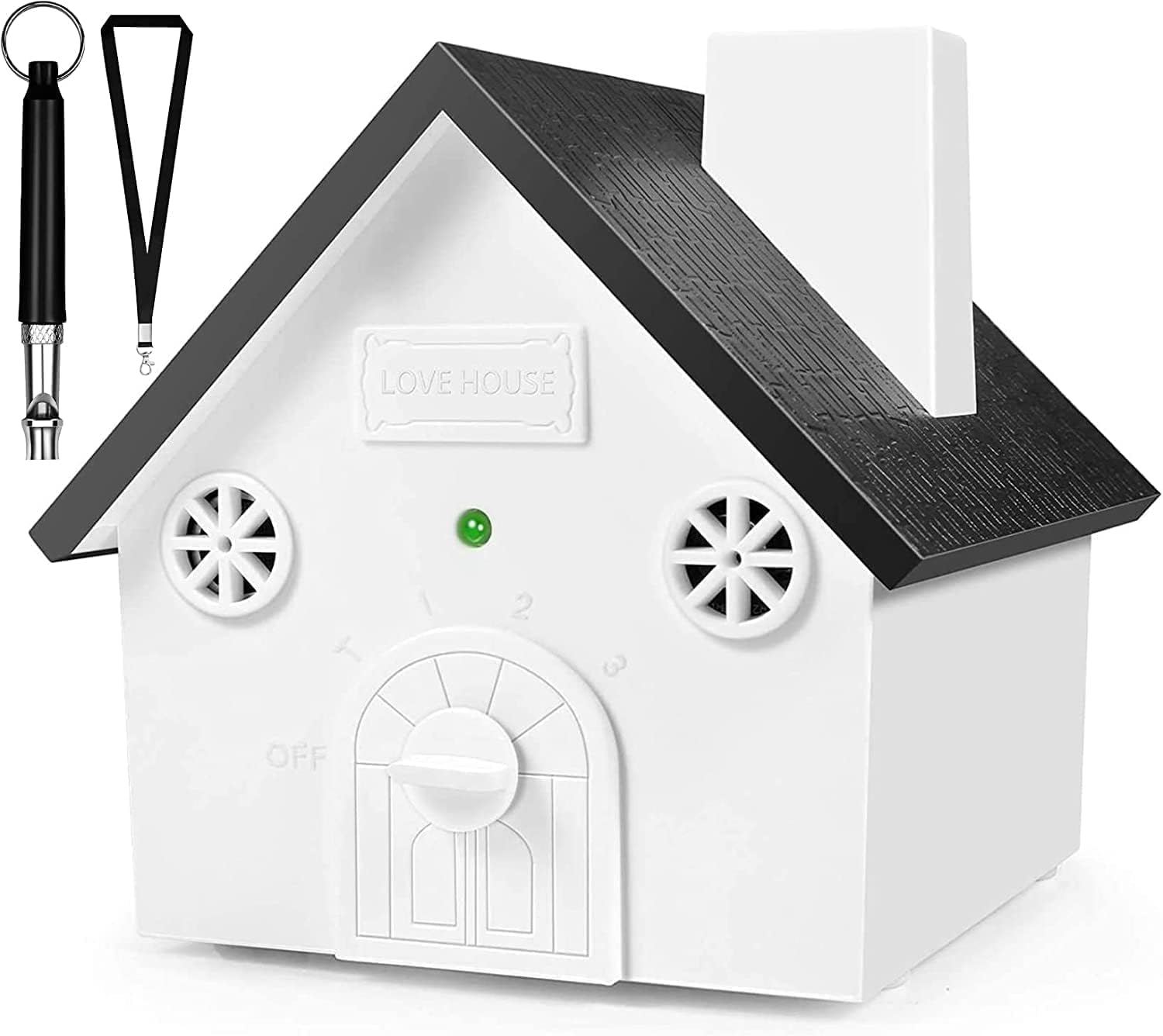 Ultrasonic Dog Barking Control Devices & Dog Training Tools, Automatic Bark Outdoor Waterproof Bark Box with 3 Levels & 50 FT Range, Dog Barking Deterrent Safe for Human & Dogs