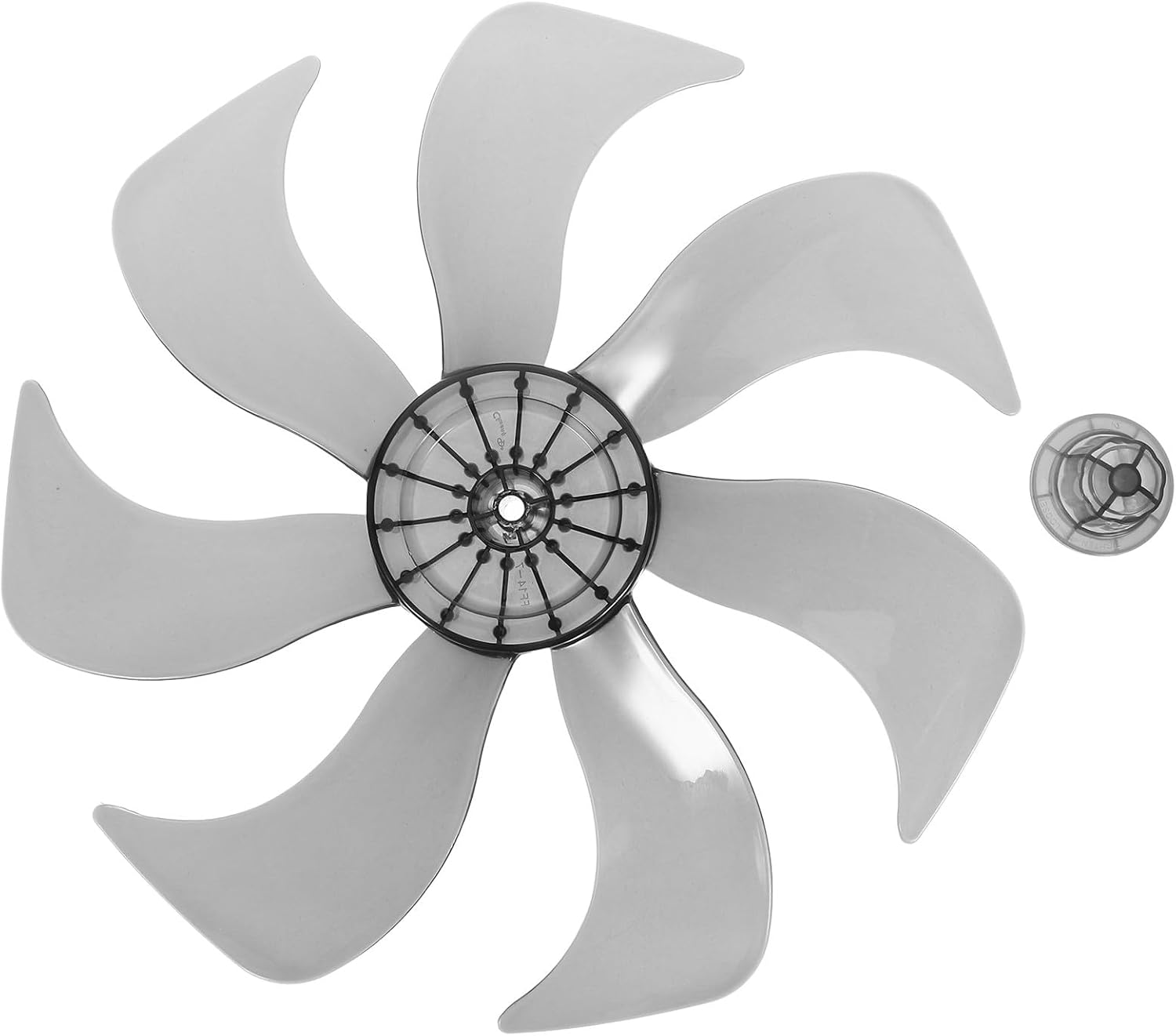 3pcs Plastic Fan Blades Replacement Leaf Design Low Noise and Easy Install Fan Accessories Lightweight Material