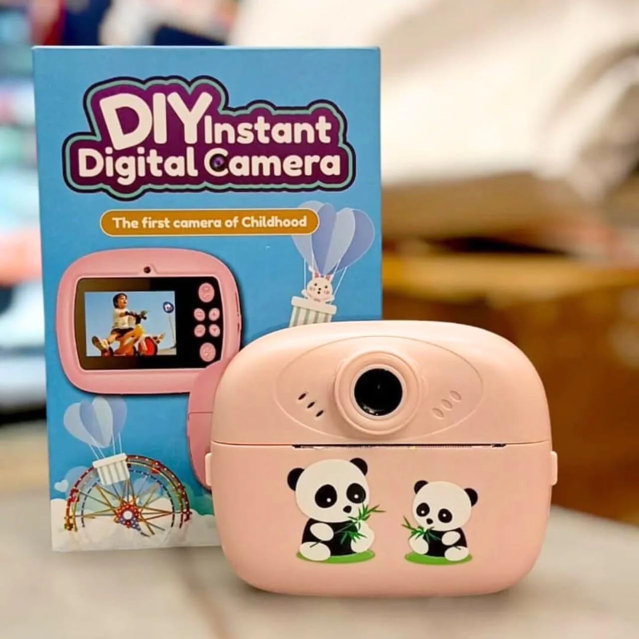 Case Creation Kids Instant Print Camera Video with Games, Thermal Printer, 2 Print Rolls, USB Charging, 48MP Children Digital Camera, Gift for Boys & Girls Age 3–16 (Pink Kids Instant Print Camera)-image-28