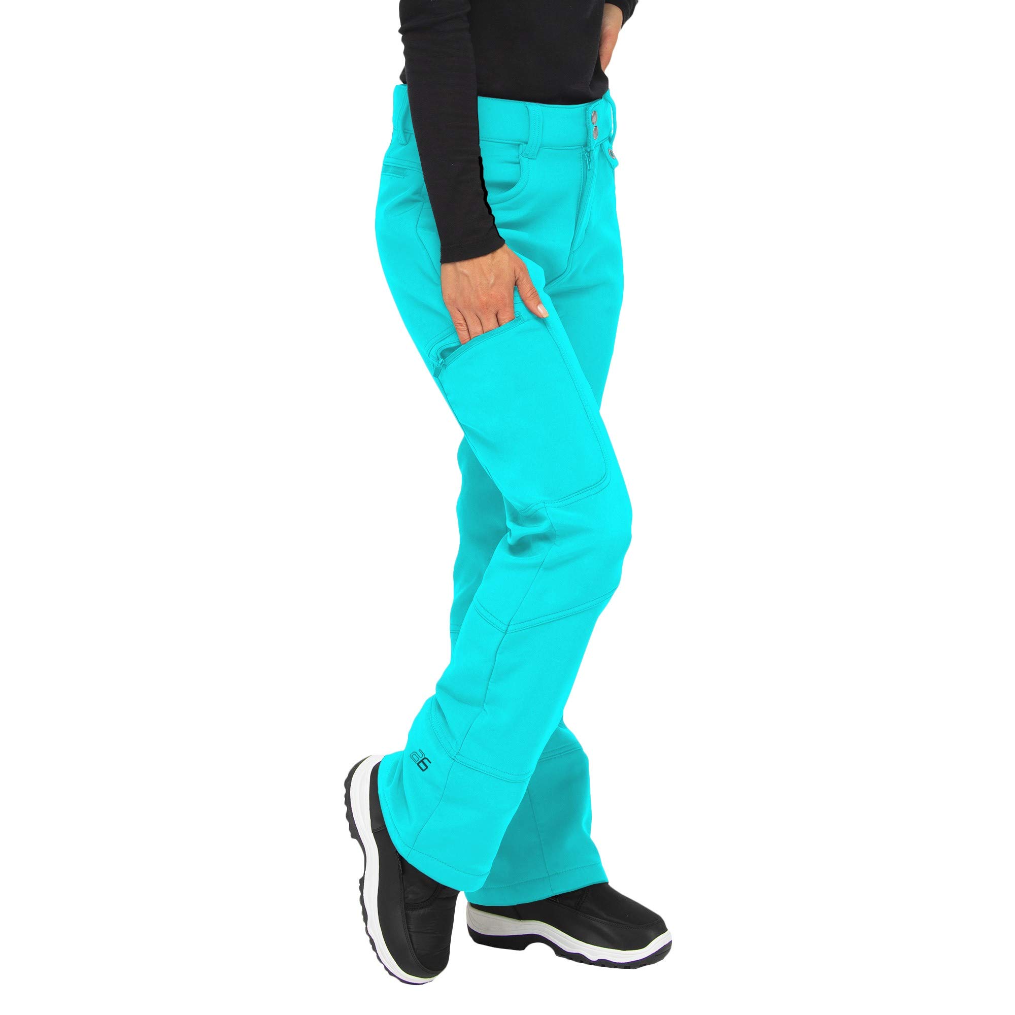 ARCTIX - Sarah Pantaloni Softshell Foderati in Pile, Pantaloni da Neve Donna