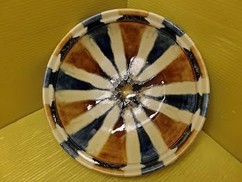 瀬戸本業焼 瀬戸本業窯 水野半次郎 三彩大鉢 約４０cm 瀬戸本業焼 瀬戸本業窯 水野半次郎 三彩大鉢 約40cm