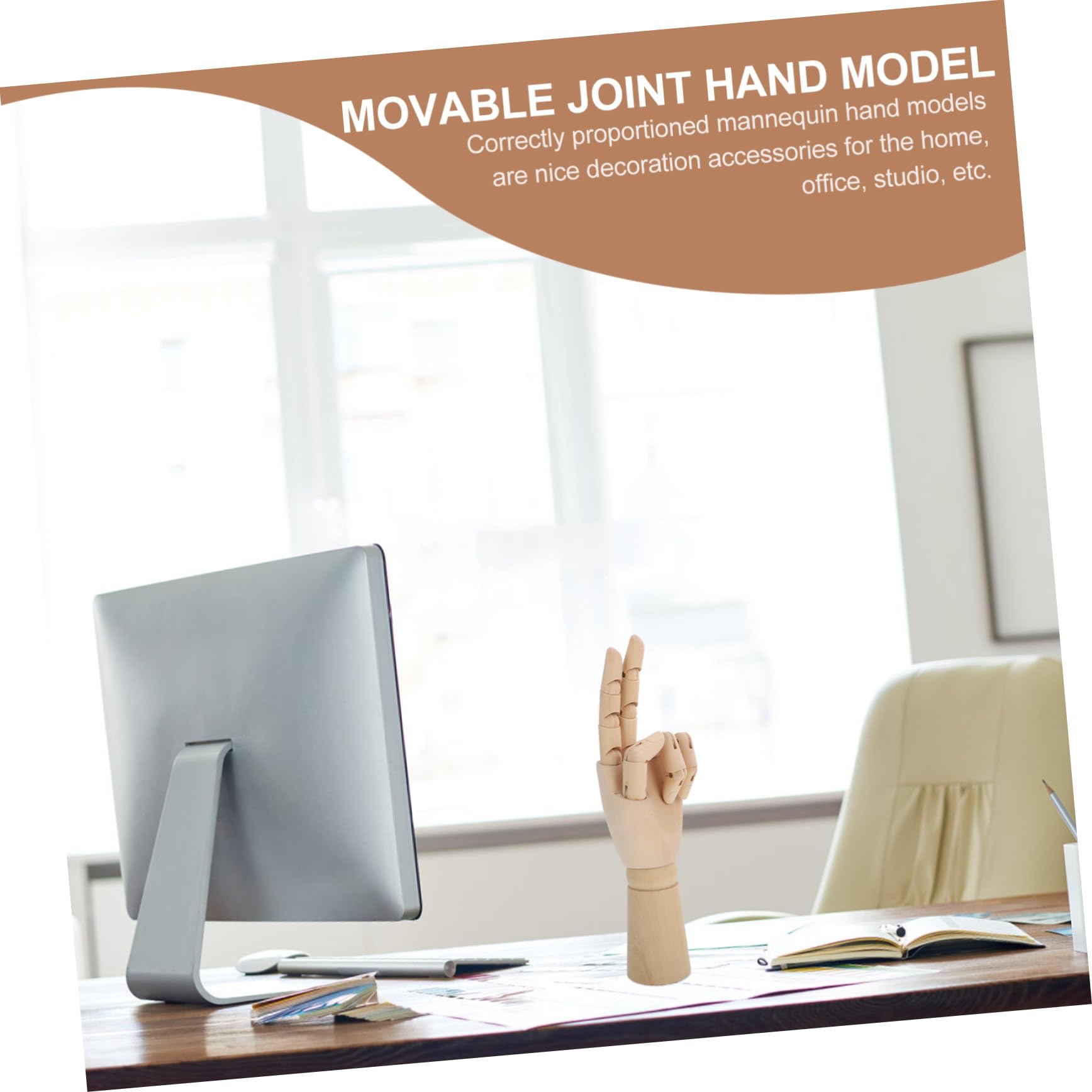 Bewegliches Handmodell mit Flexiblen Fingergelenken für Kunstwerke und Schreibtischdekoration Vielseitig Formbar