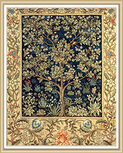 Kreuzstich Set "Kölner Dom" – Vorgedruckt 11CT, 40x50 Cm, Inkl. Garn, Nadel & Anleitung Für Anfänger
