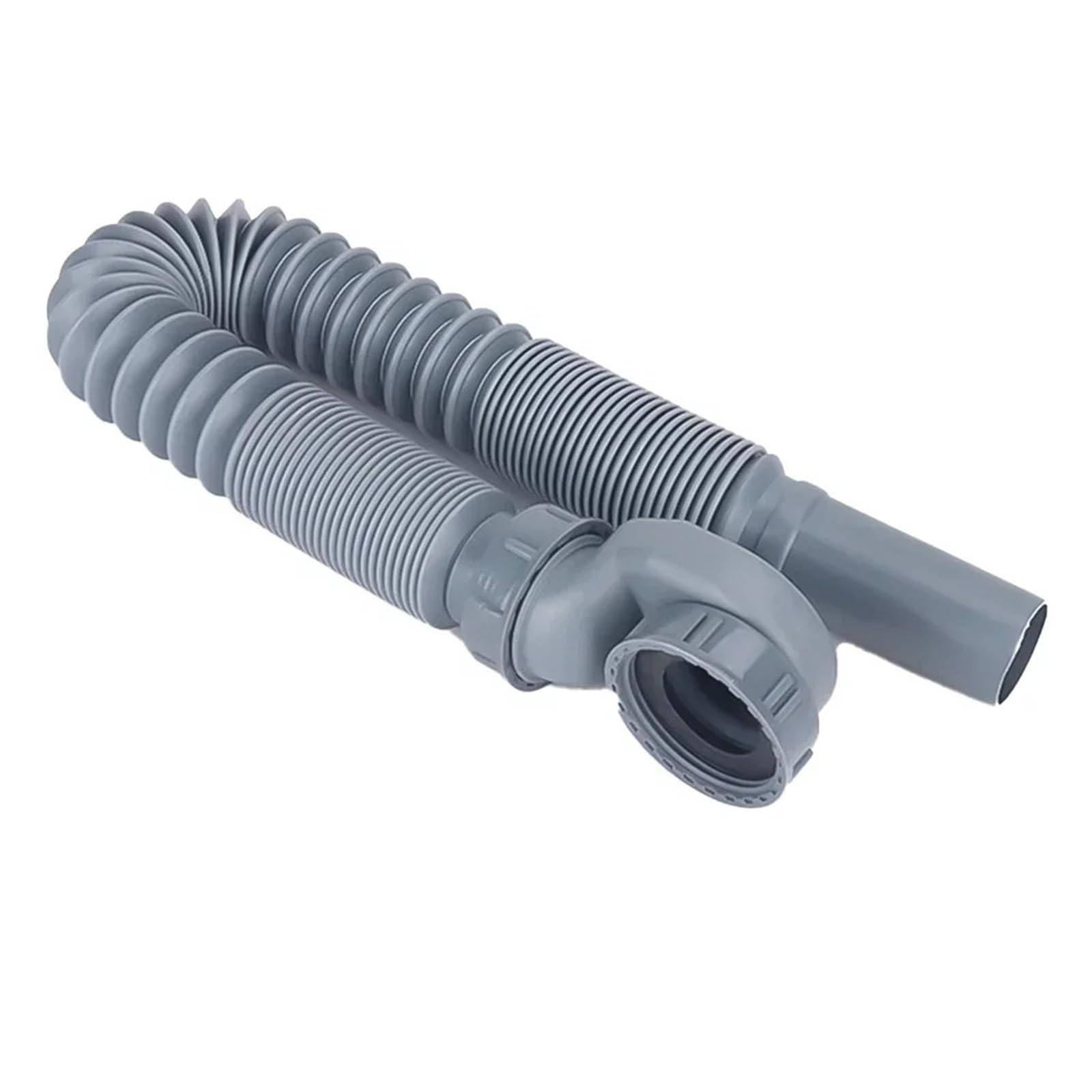 Flexible Strainer Sink Extension Drain Hose Pipe Elbow Pip