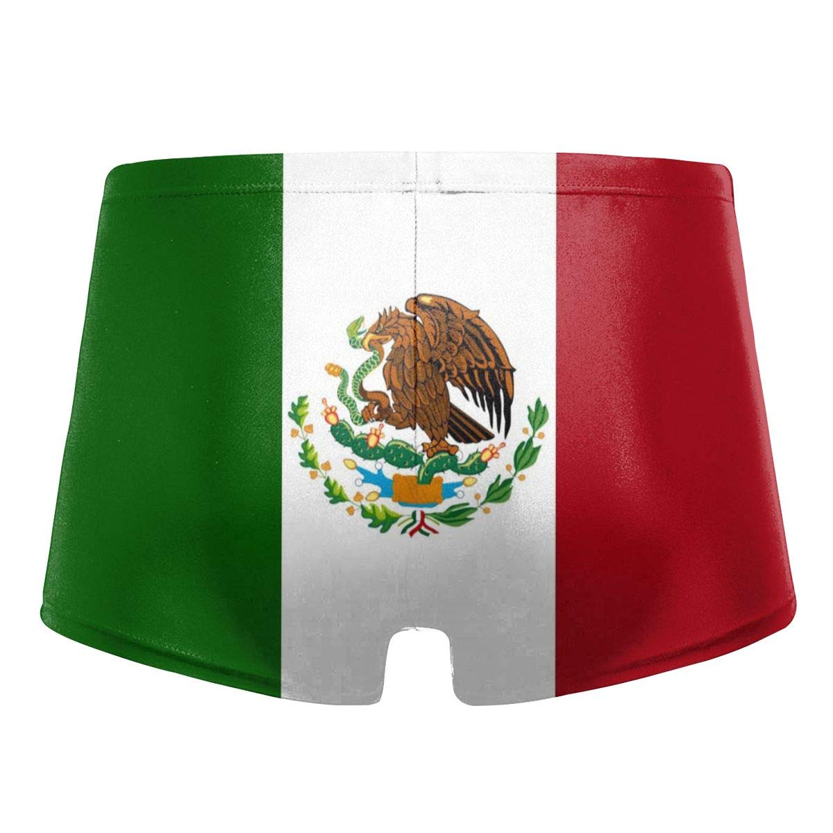 Mexican Flag Men Swimwear Swimsuits Surf Board Boxer Shorts Trunks Blac Black