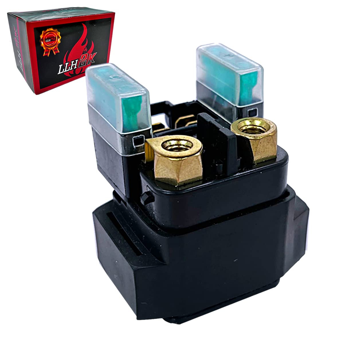 Photo 1 of Bundle of 2 Starter Solenoid for Yamaha Raptor 660 350 Kodiak 400 450 grizzly 660 - Premium Solenoid Relay - NO REFUNDS