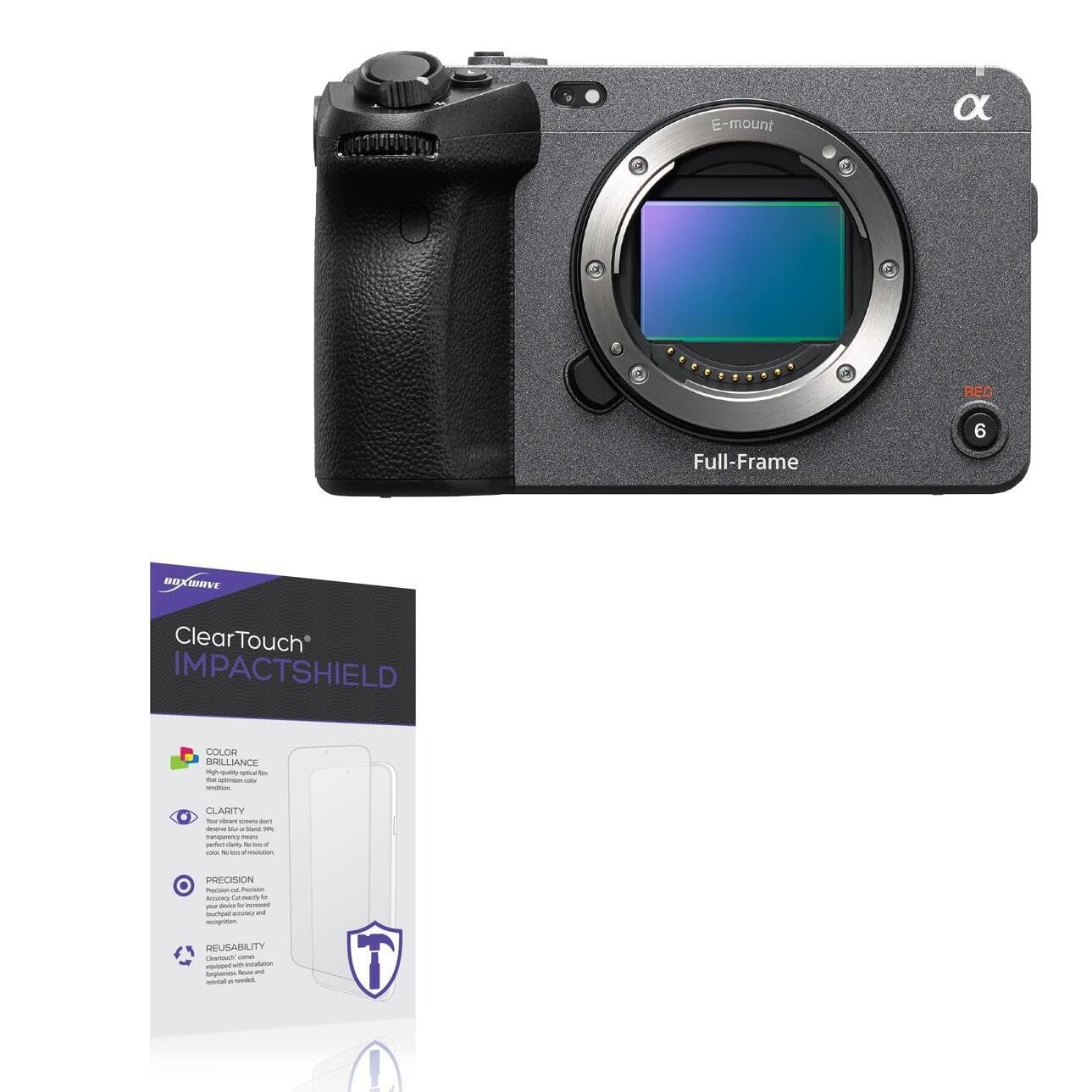 BoxWave Screen Protector Compatible With Sony FX3 - ClearTouch ImpactShield (2-Pack), Impenetrable Screen Protector Flexible Film