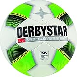 Trainingsball ☆★★ handgenäht - Die klassische Technologie sichert die optimale Ballkontrolle. Die Derbystar handgenähten Fußbälle zeichnen sich durch exzellentes, lebendiges Sprung- und Flugverhalten aus.