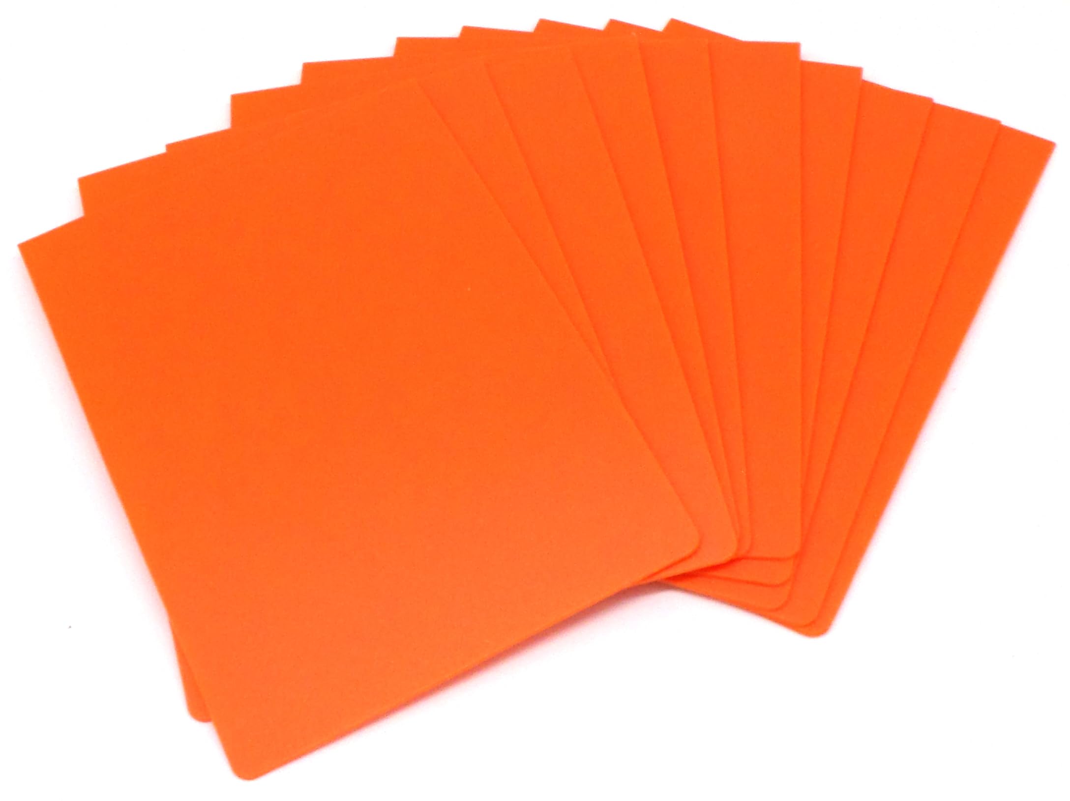 10 Docsmagic.de Trading Card Deck Divider Orange 68 x 97 mm