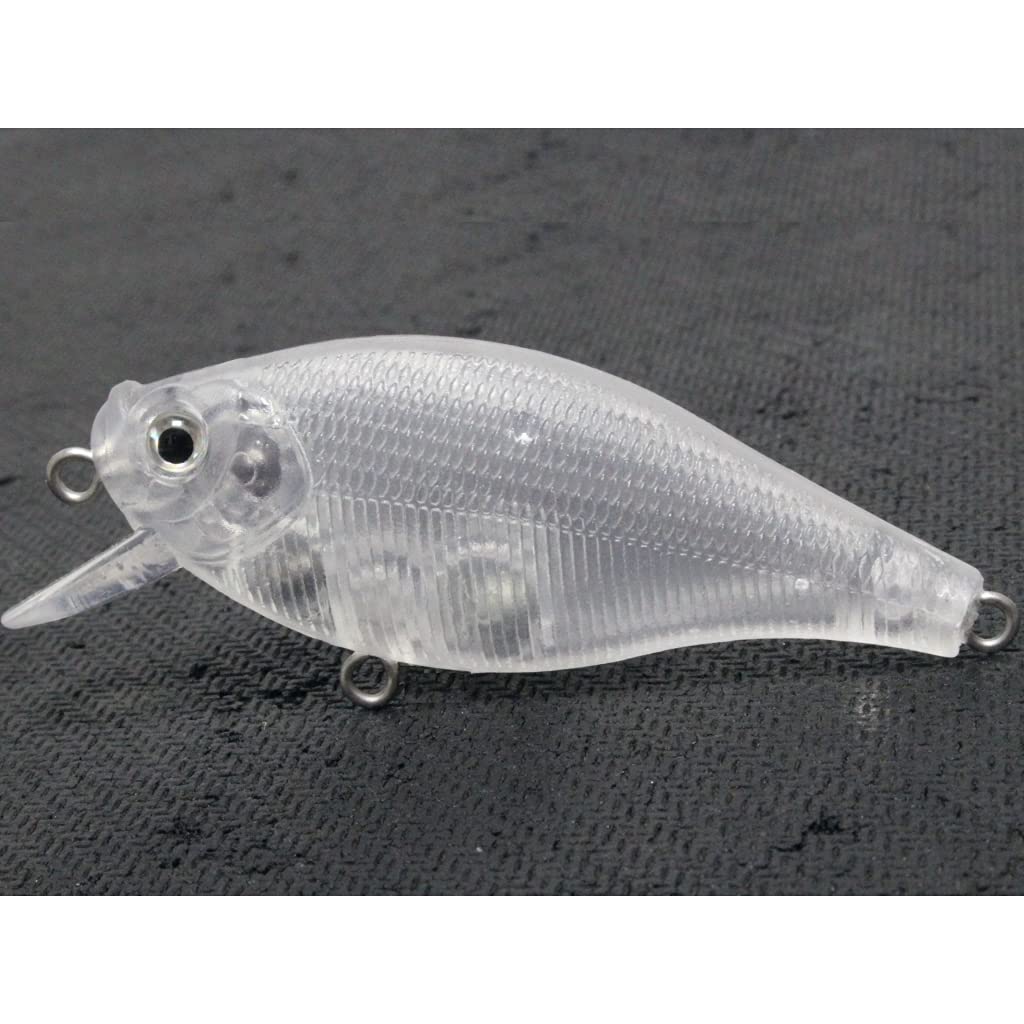 wLure10 Blank Unpainted Minnow Crankbait Topwater Lipless Jerkbait Fishing Lures