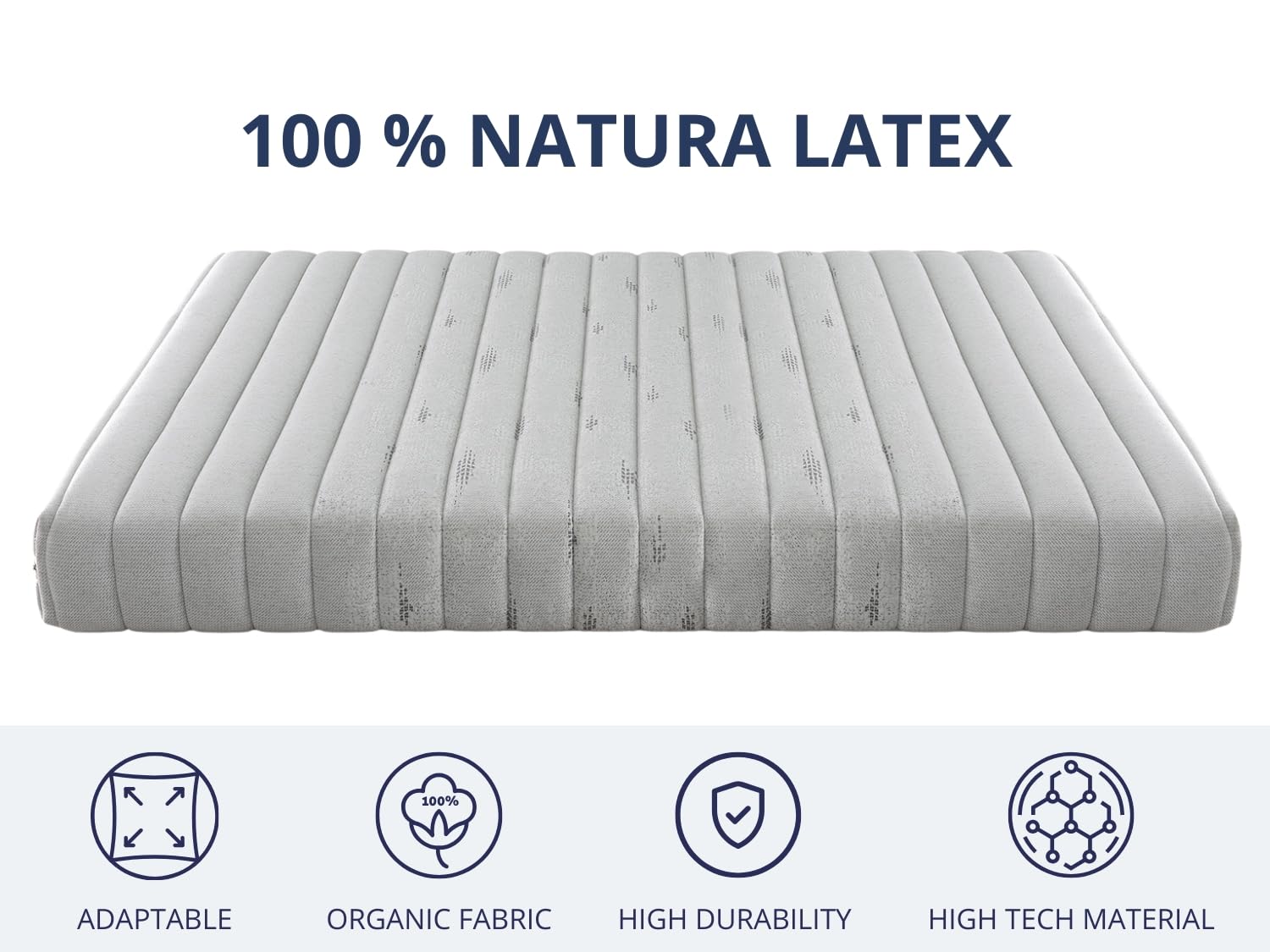 DORMISSIMO Colchón de látex Premium Natural 140x200