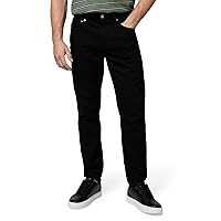 Calvin Klein Uomo Jeans Slim Tapered Fit, Nero (Denim Black)