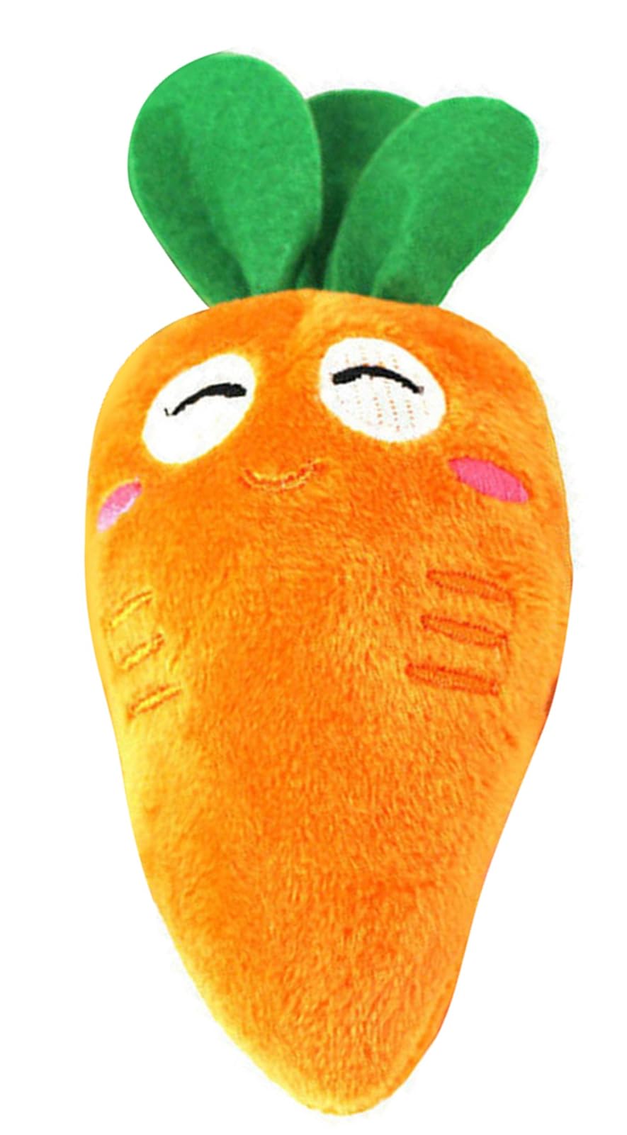 leasote Dog Squeaky Chew Toys for Aggressive Chewers Plush Carrot Dog Toys for Training and Cleaning Interactive Soft