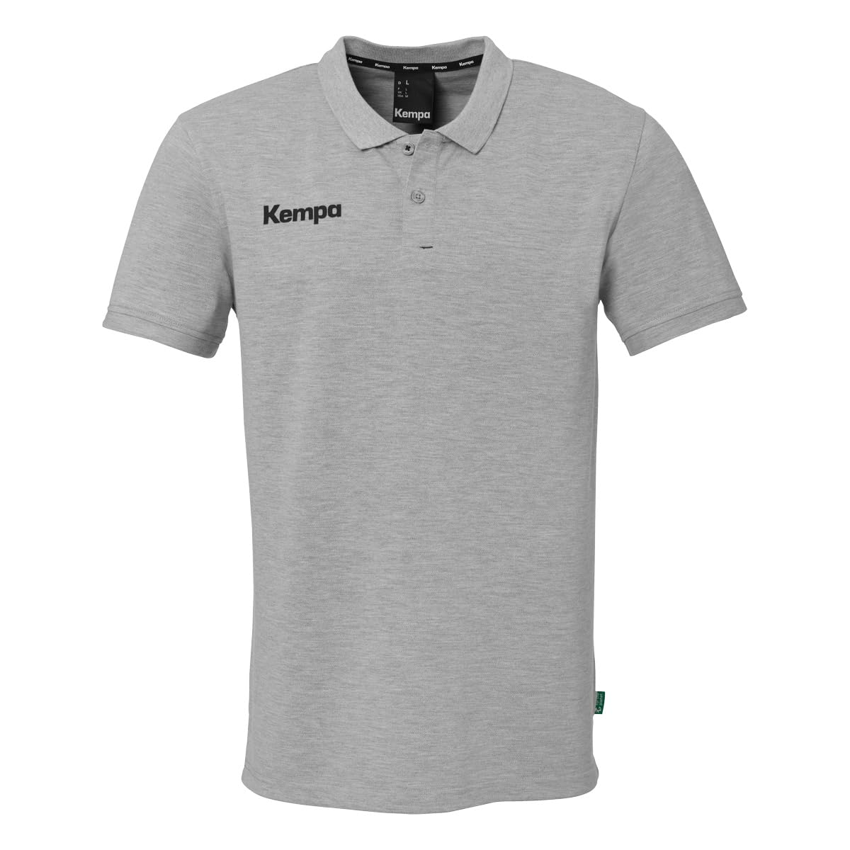 Kempa Men's Prime Shirt Polo Shirt, Dark Grey Melange, L