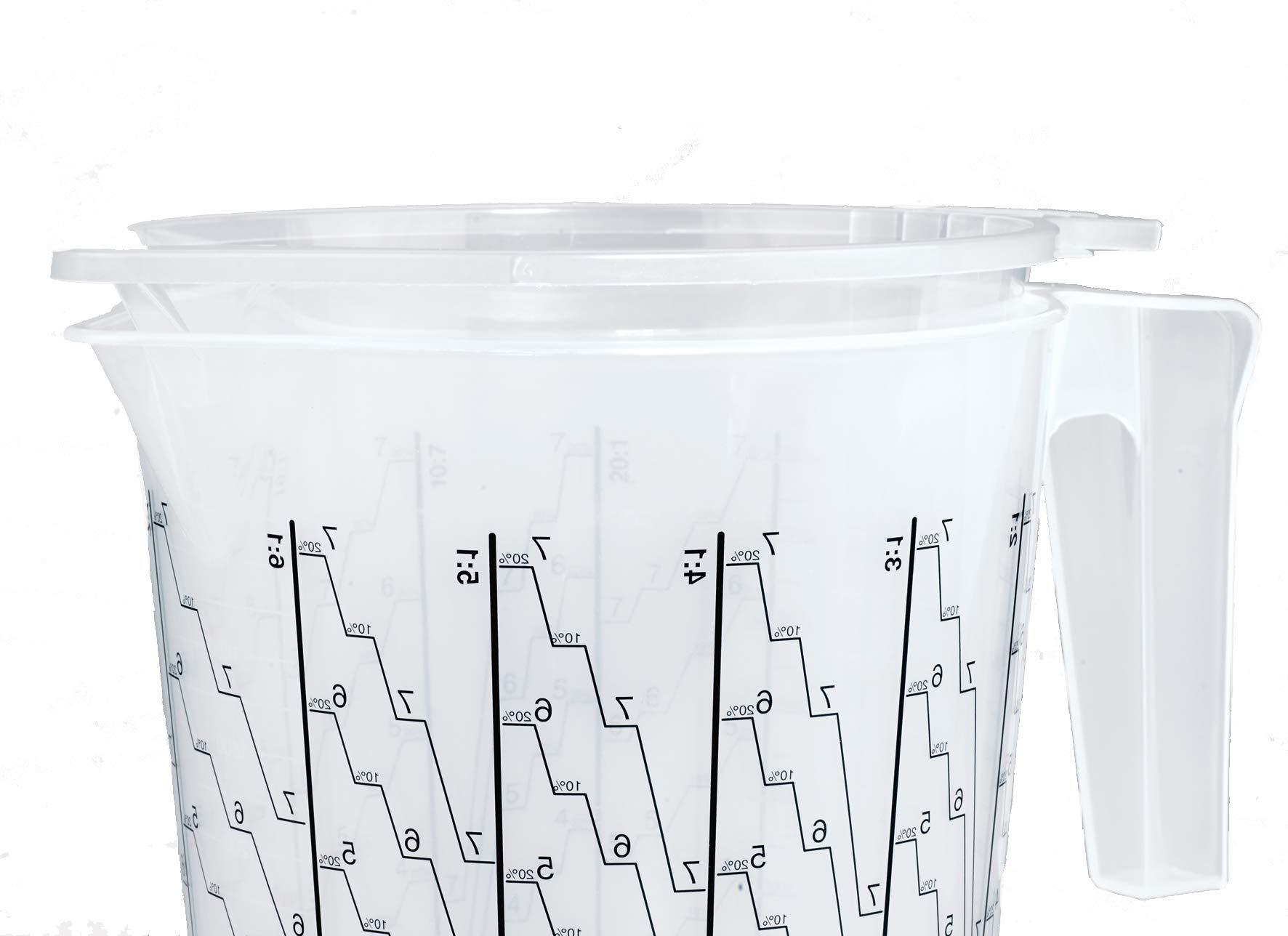 Mischbechereinlagen 450 ml 100 Stück und 1 Außenbecher mit Skala