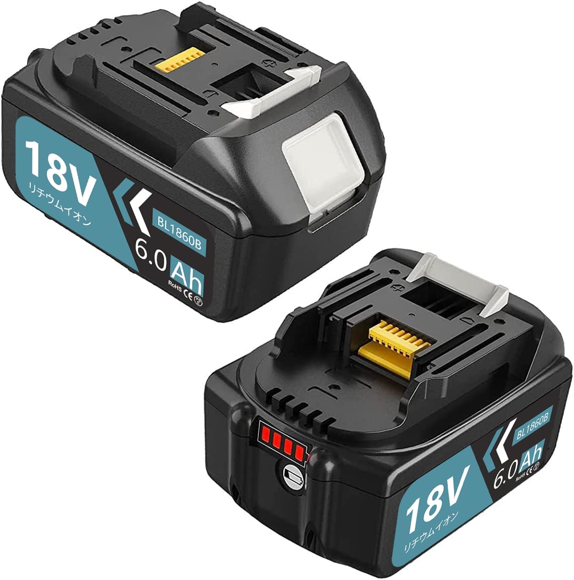 Amazon.co.jp: DOSCTT 互換 マキタ 18v バッテリー 6.0ah BL1860B 【2 