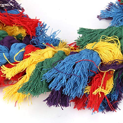 Bird-Parakeet-Colorful-Swing-ToysCotton-Rope-Chew-Hanging-Bird-Preening-Garland-Swing-for-Budgie-Parakeet-Cockatiel-Macaw-African-Grey