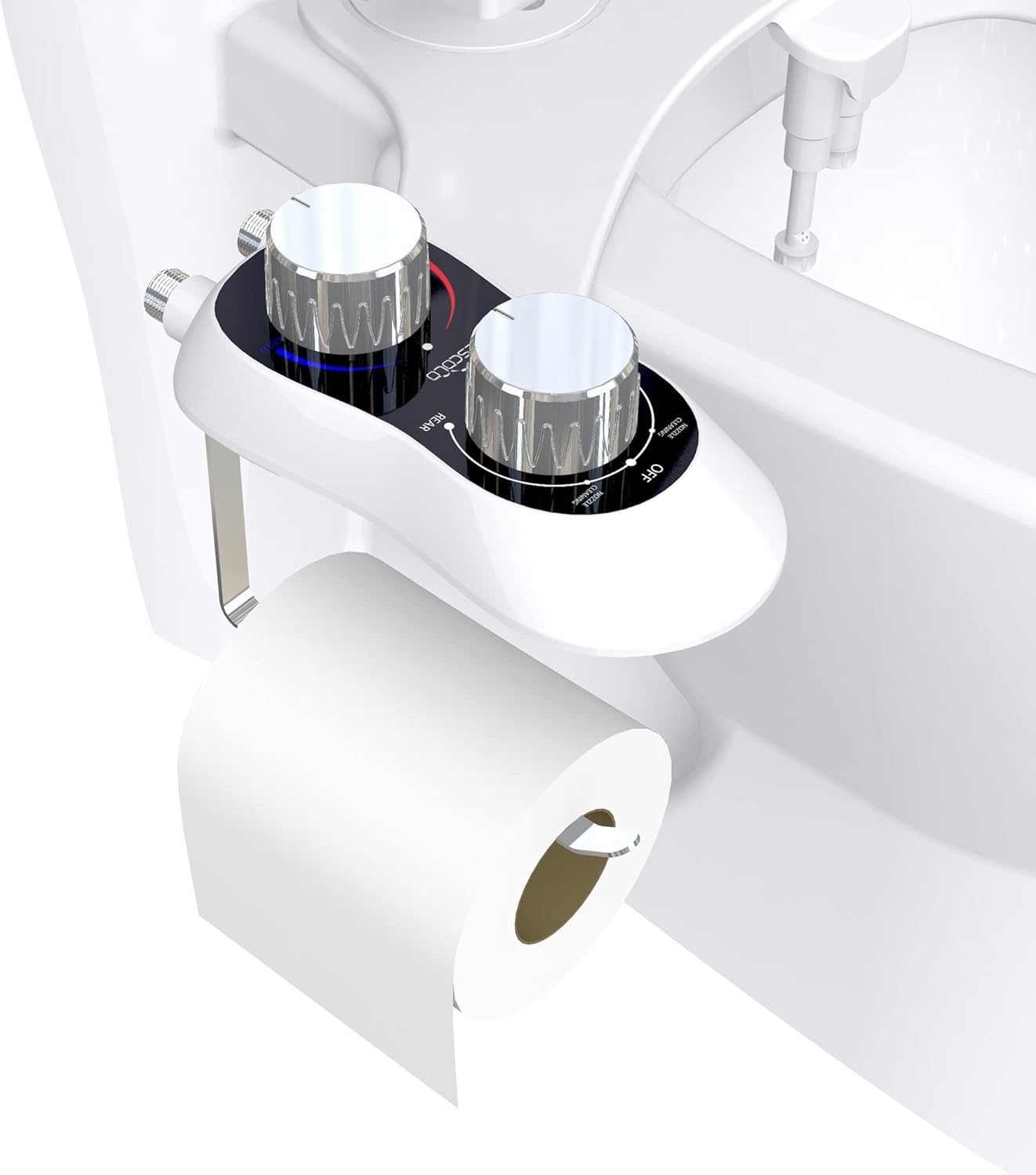 Hot and cold water bidet NonElectric Mechanical Toilet bidet attach