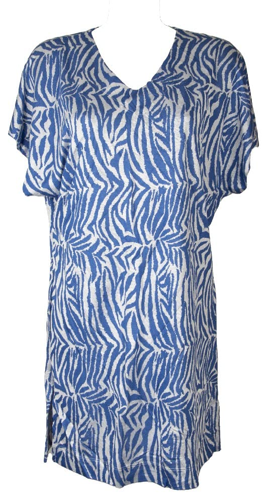 RAGNO Kaftan damska sukienka z obniżonym rękawem z wiskozy morskiej plaża odzież plażowa artykuł D512DE Kaftan