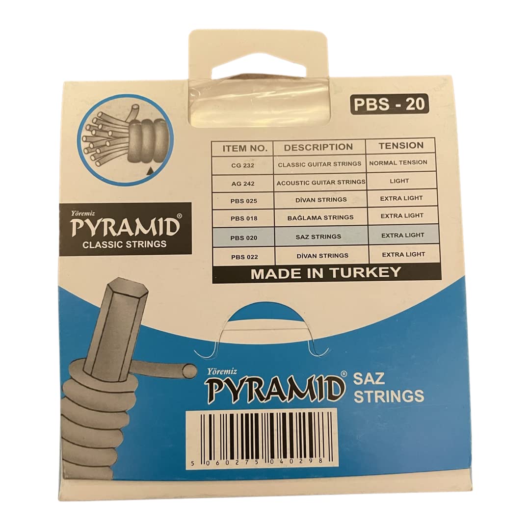 Pyramid Long Neck Baglama/Saz Strings - Image 2