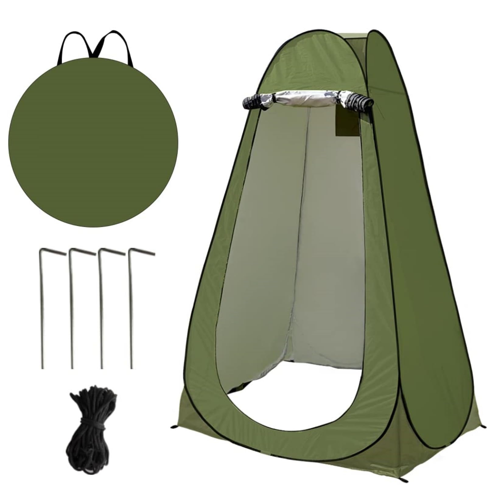 Ceither Privacy Shower Tent, Pop up Portable Camping Tent, Outdoor Toilet Changing Dressing Room, Instant Privacy Shelter for Picnic Waterproof Bathroom