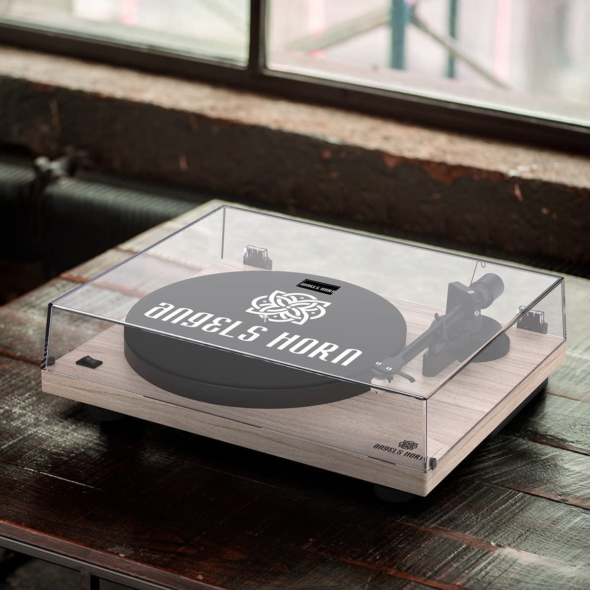 32/mo Finance Vinyl Record Player, ANGELS HORN Turntables for Vinyl