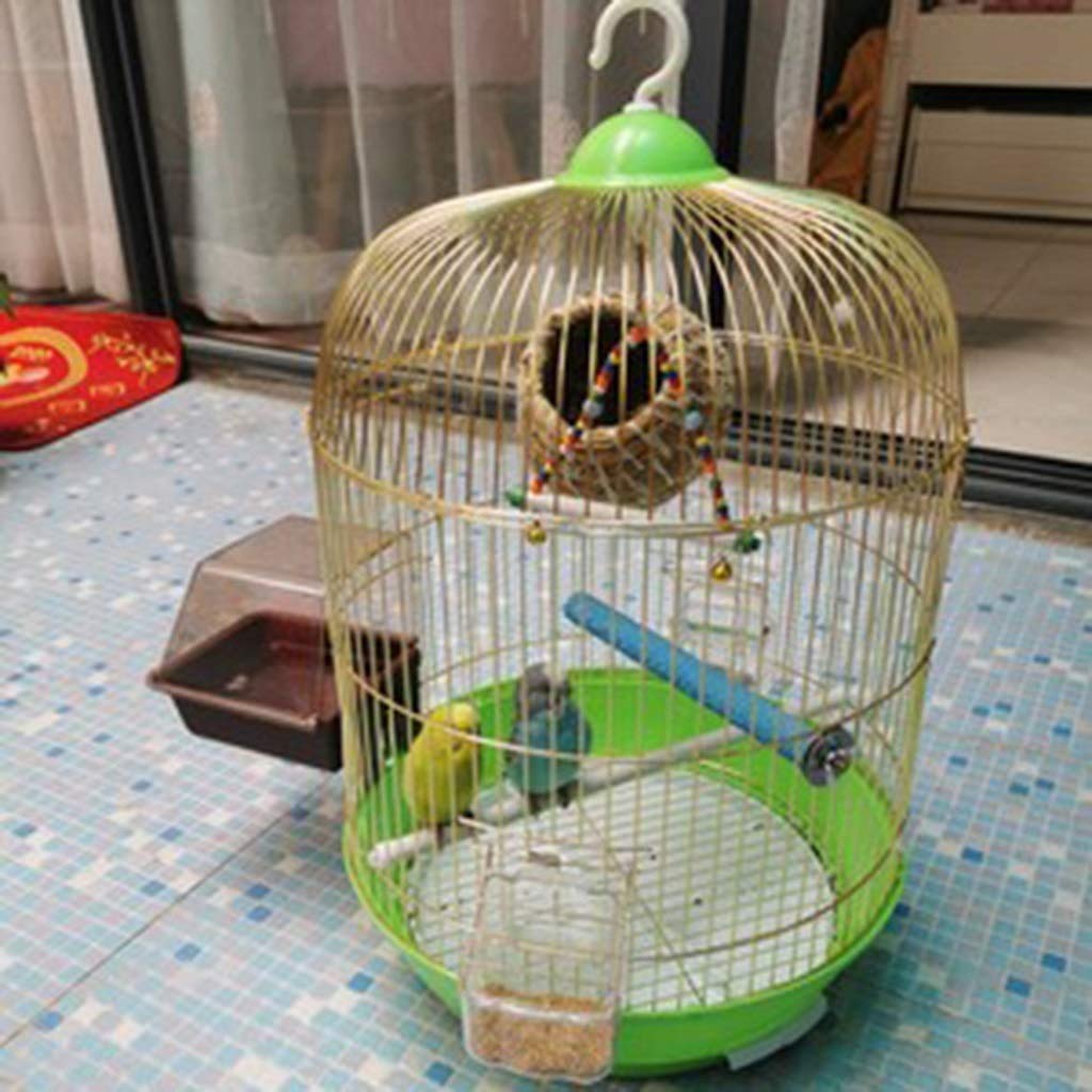 Gabbia per Uccelli da Viaggio, Gabbia per pappagalli, Regalo per Gli Amanti degli Uccelli, Gabbie per Uccelli per parrocchetti con Supporto, Gabbie per Uccelli Ornamentali convenienti, Verde