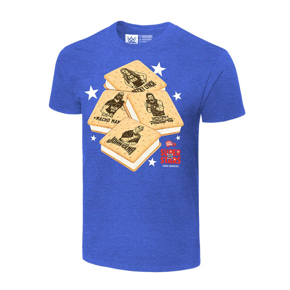 WWE Superstars Good Humor Cookie Sandwich T-Shirt