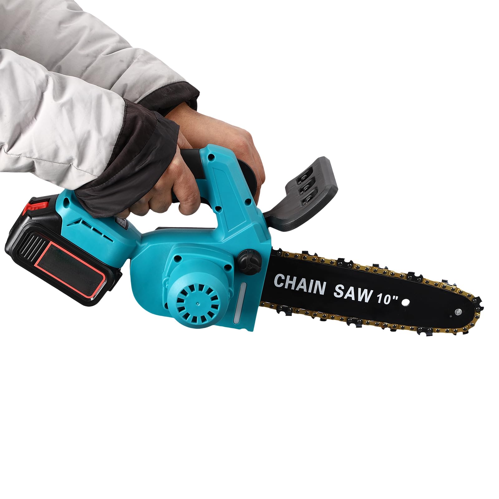 10 Pollici Motosega Mini Motosega Senza Fili Motosega Elettrica Piccola Motosega Dimensioni Motosega Batteria Per Tagliare Legno Taglio Rami