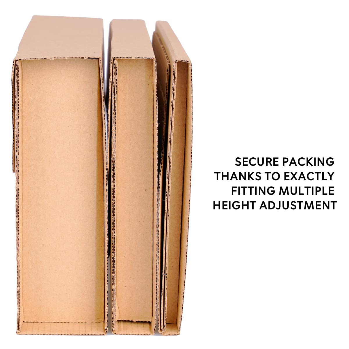 verpacking Confezione da 430 x 310 x 10 – 60 mm, formato DIN A3, autoadesiva (dimensioni esterne 495 x 320 x 10 – 60 mm), confezione avvolgente universale (100 pezzi)