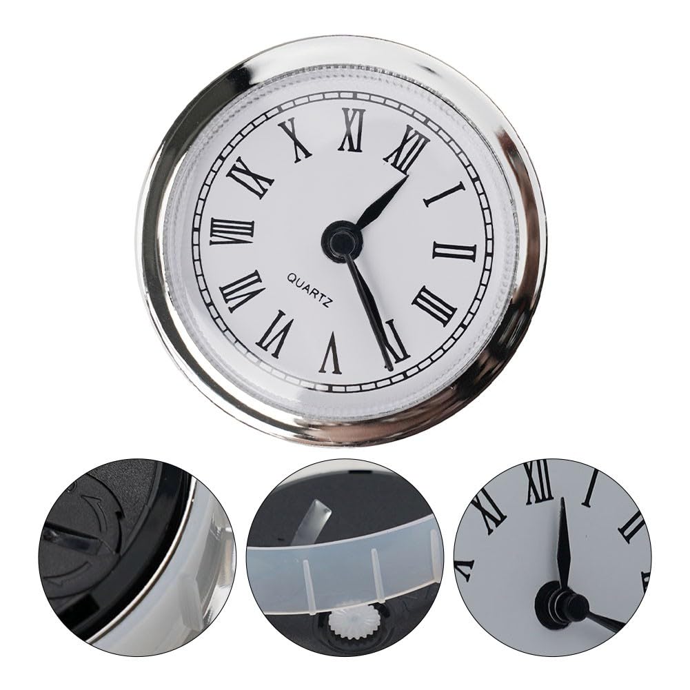 Mini horloge à quartz ronde 61 mm avec insert de 61 mm