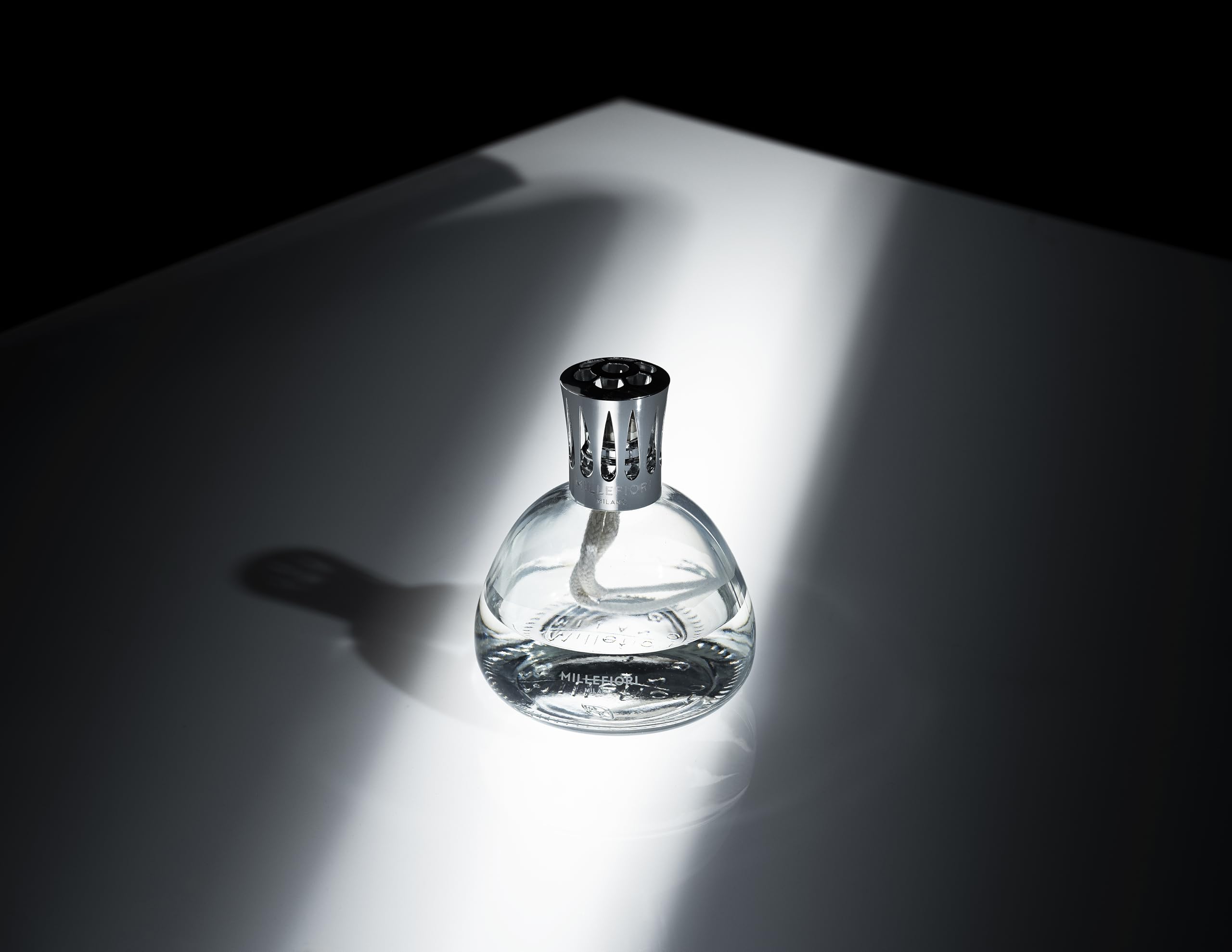 Millefiori Milano – Lampada Catalitica Trasparente – Purifica e Profuma l’Ambiente con Design Elegante, Ideale per Casa e Ufficio