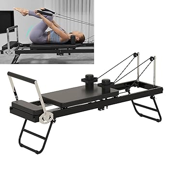 Amazon.co.jp: ピラティス リフォーマー、折りたたみ式