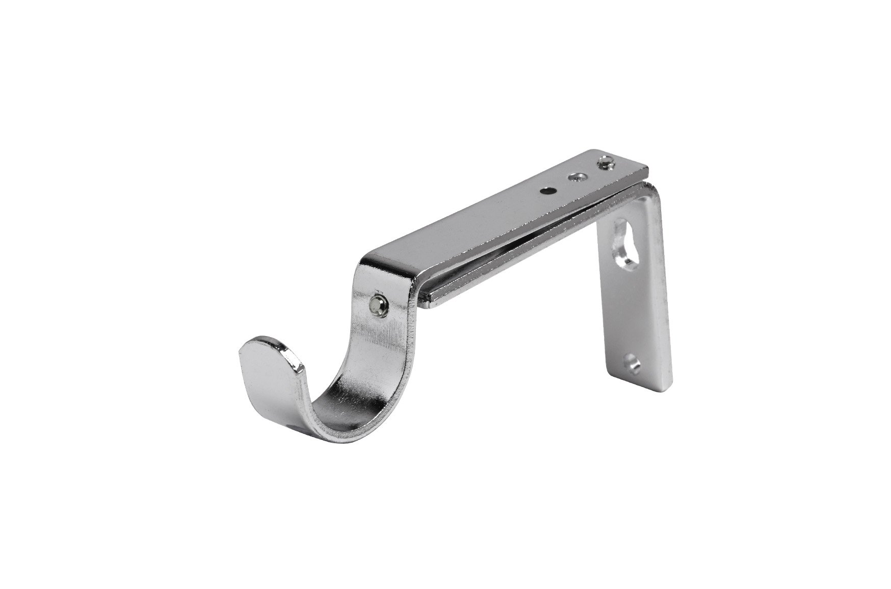 Speedy Silver Poles Apart 28Mm Adjustable Curtain Pole Support, Chrome