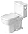 Duravit 011301 One Piece Toilet, Large, White