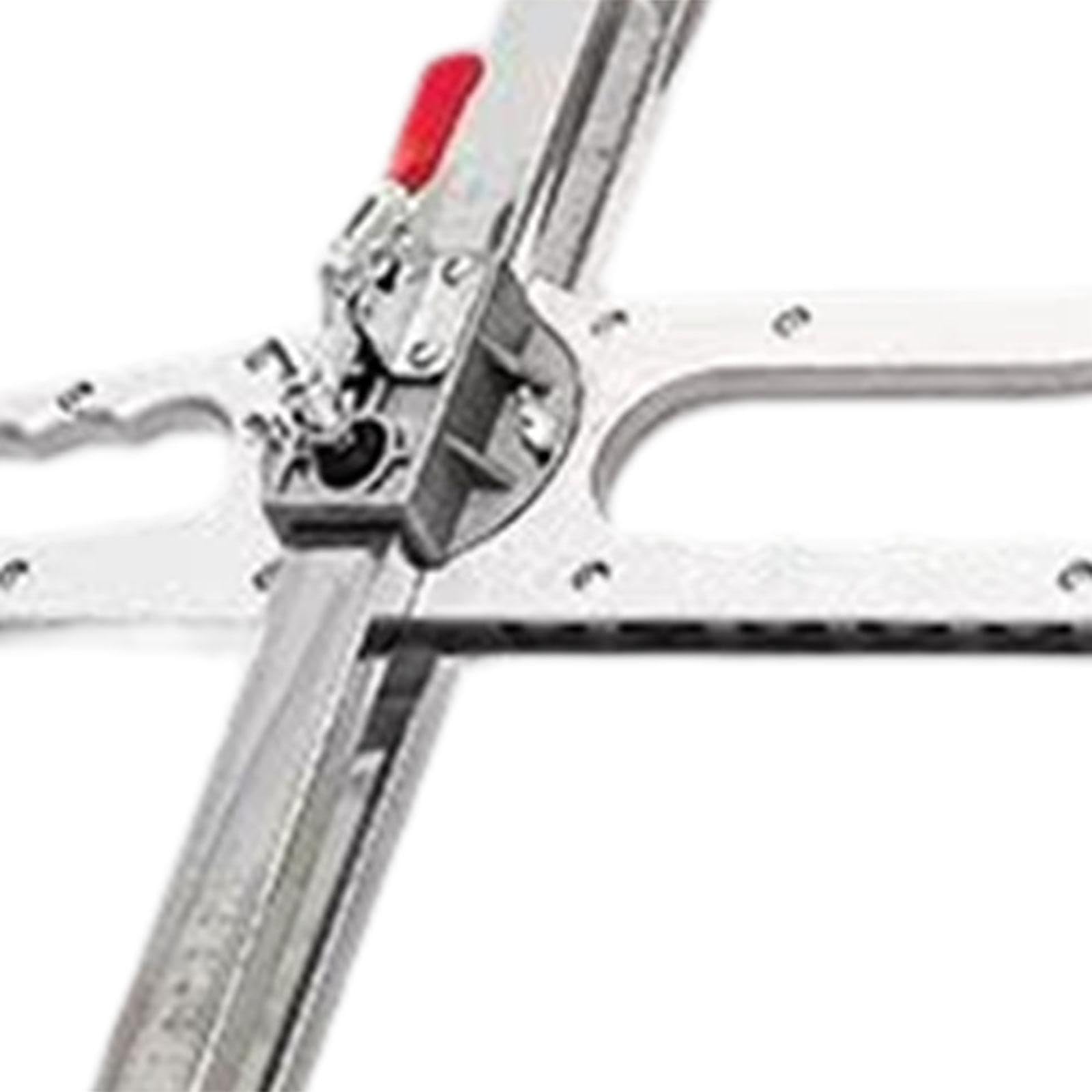 Sharplace Gypsum -Board -Cutter mit maßstabsgemäßem professionellem Multifunktionsverstellbarer Trockenbau -Schneidmaschine Holzbearbeitungswerkzeuge für, Aluminiumgriff, 17 Räder