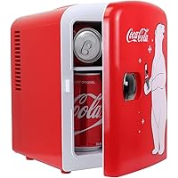 Coca-Cola Mini Frigo 4L frigorifero piccolo 6 Lattine di Cura Della Pelle Portatile