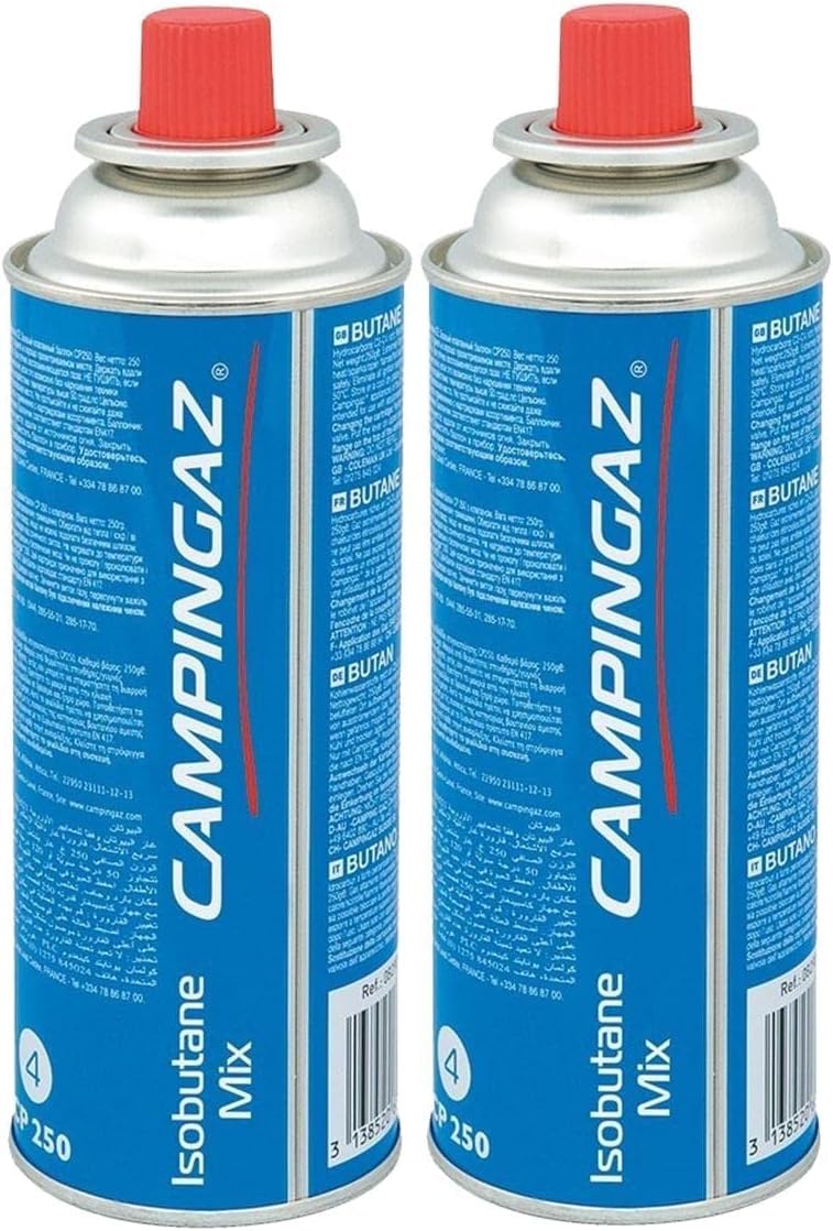 FYSHOP -Campingaz CP250 Cartucho de Gas con Válvula – 220 g | Gas Isobutano para Hornillos y Cocinas Portátiles | Combustible Outdoor Seguro y Fácil de Usar (12) - 3