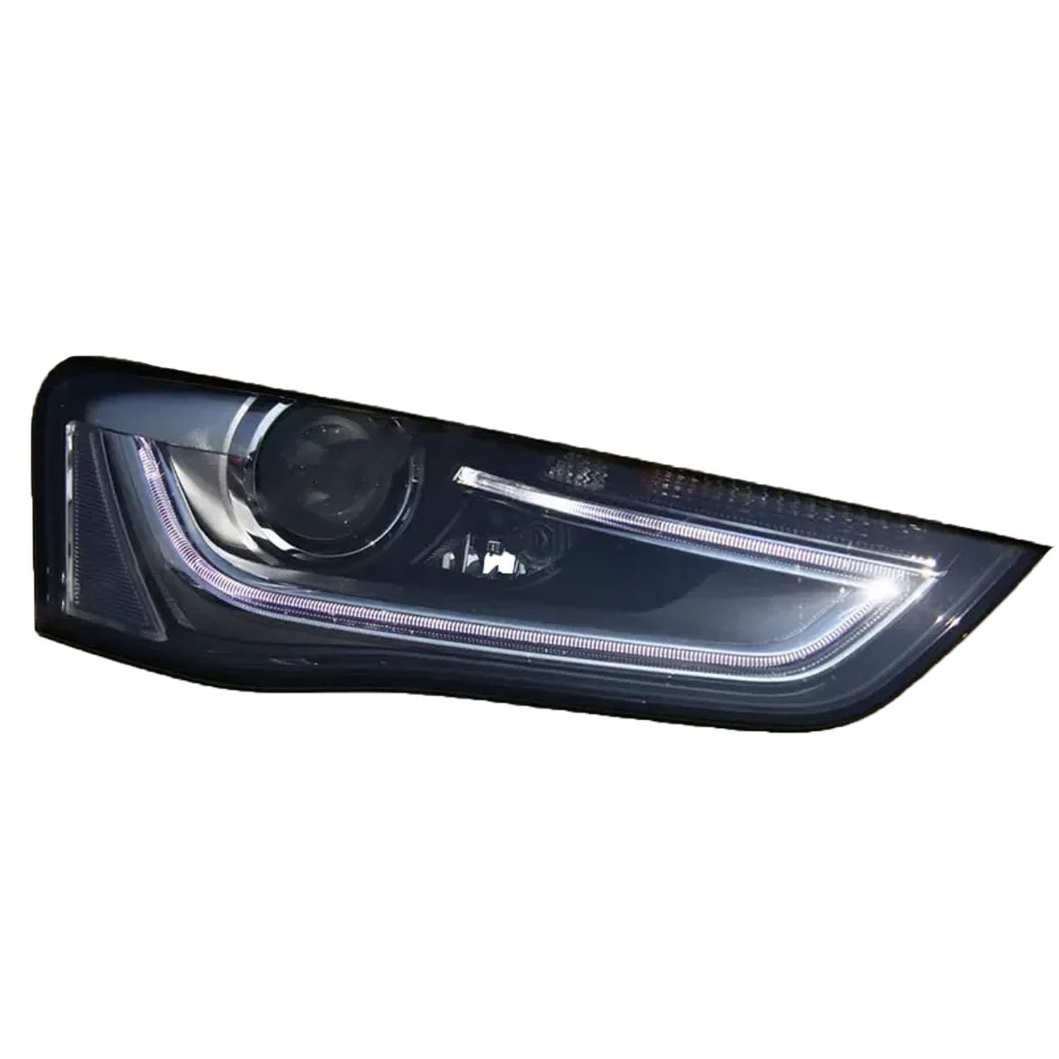 Auto Scheinwerfer Folie Für Audi A4 B8 B9 2022 2020 8K 8W S4 RS4,Autoscheinwerfer-Schutzfolie Rauchschwarz Anti-Kratz-Folie Transparenter TPU-Aufkleber,Blackened