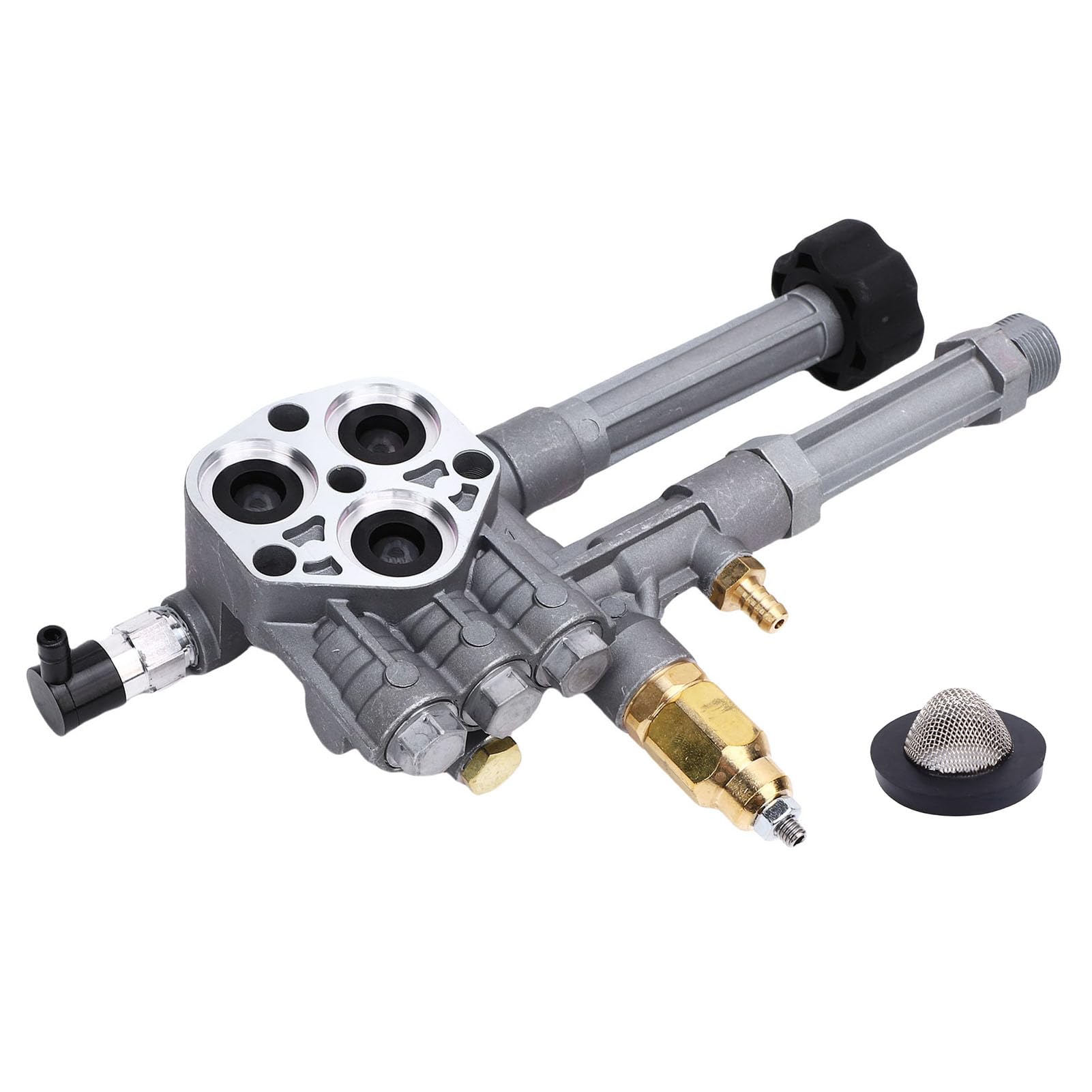 Tbest Tête de Pompe de Nettoyeur Haute Pression, Ensemble de Remplacement en Aluminium, Mise à Niveau pour Pompes AR42518 Troy Bilt SRMW, Meilleure qualité, Kit de Puissance élevé