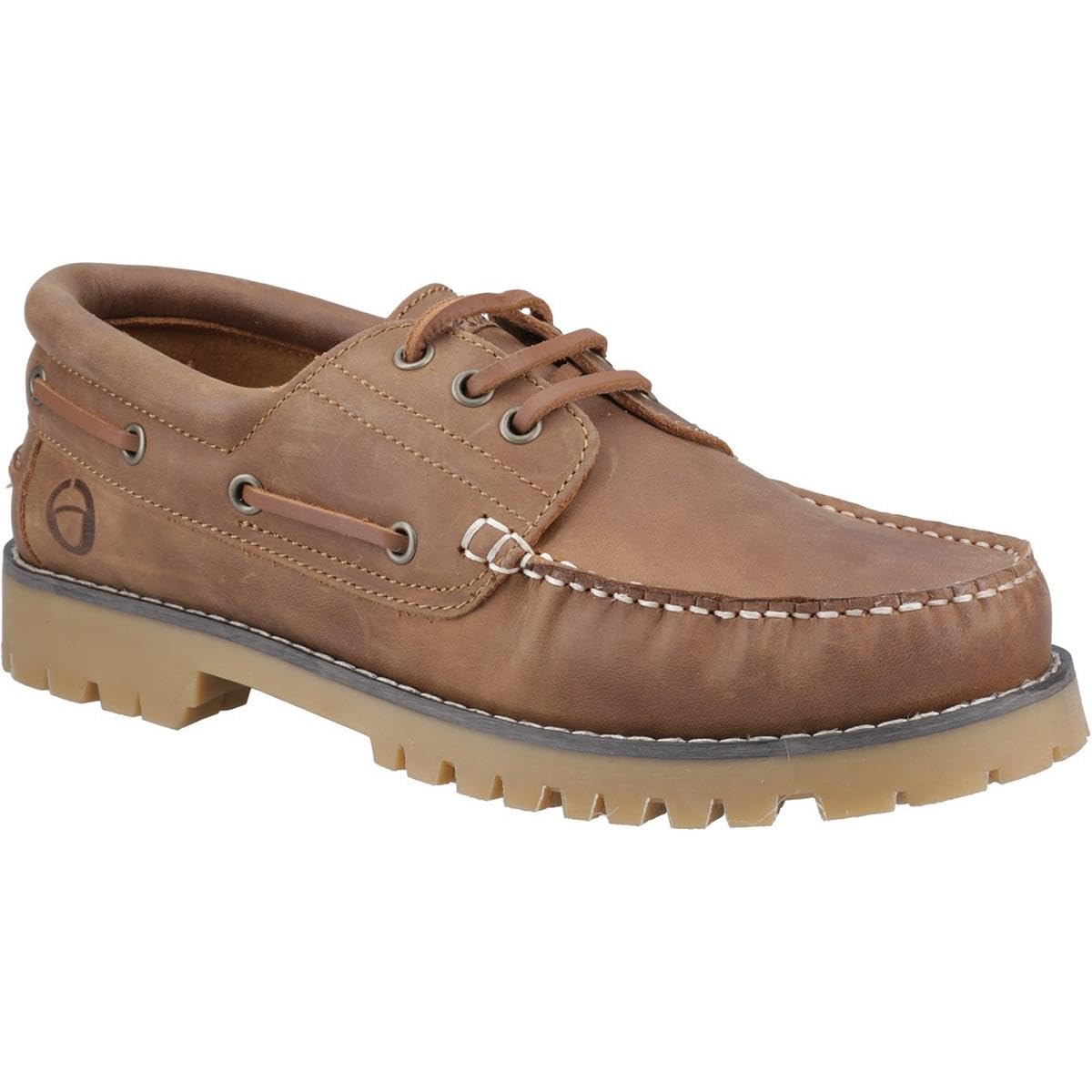 Cotswold Scarpe da barca da uomo in pelle Inglecote